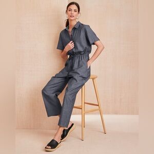 Eileen Fisher Organic Cotton Jumpsuit | Small
